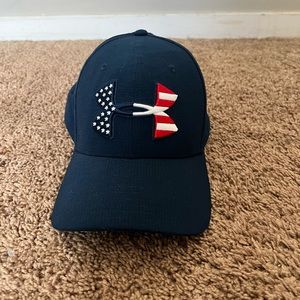 American Flag Under Armor Hat